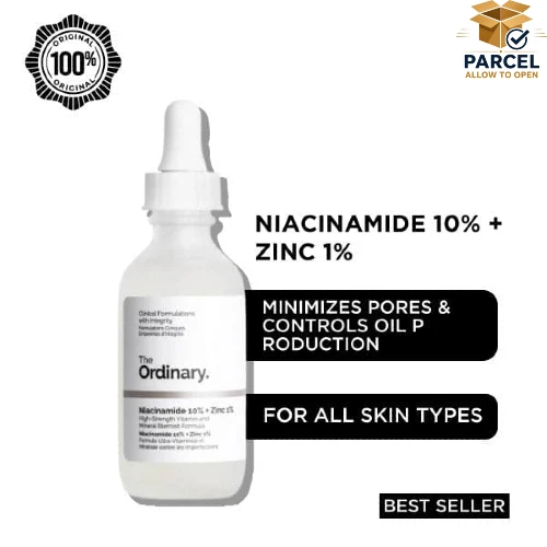 The Ordinary Niacinamide 10% + Zinc 1% – 30ml (Original Factory Leftover Stock)