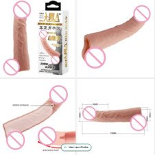 8 Inch Extender Silicon Reusable Condom For Men